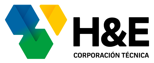Logo Corporación H&E